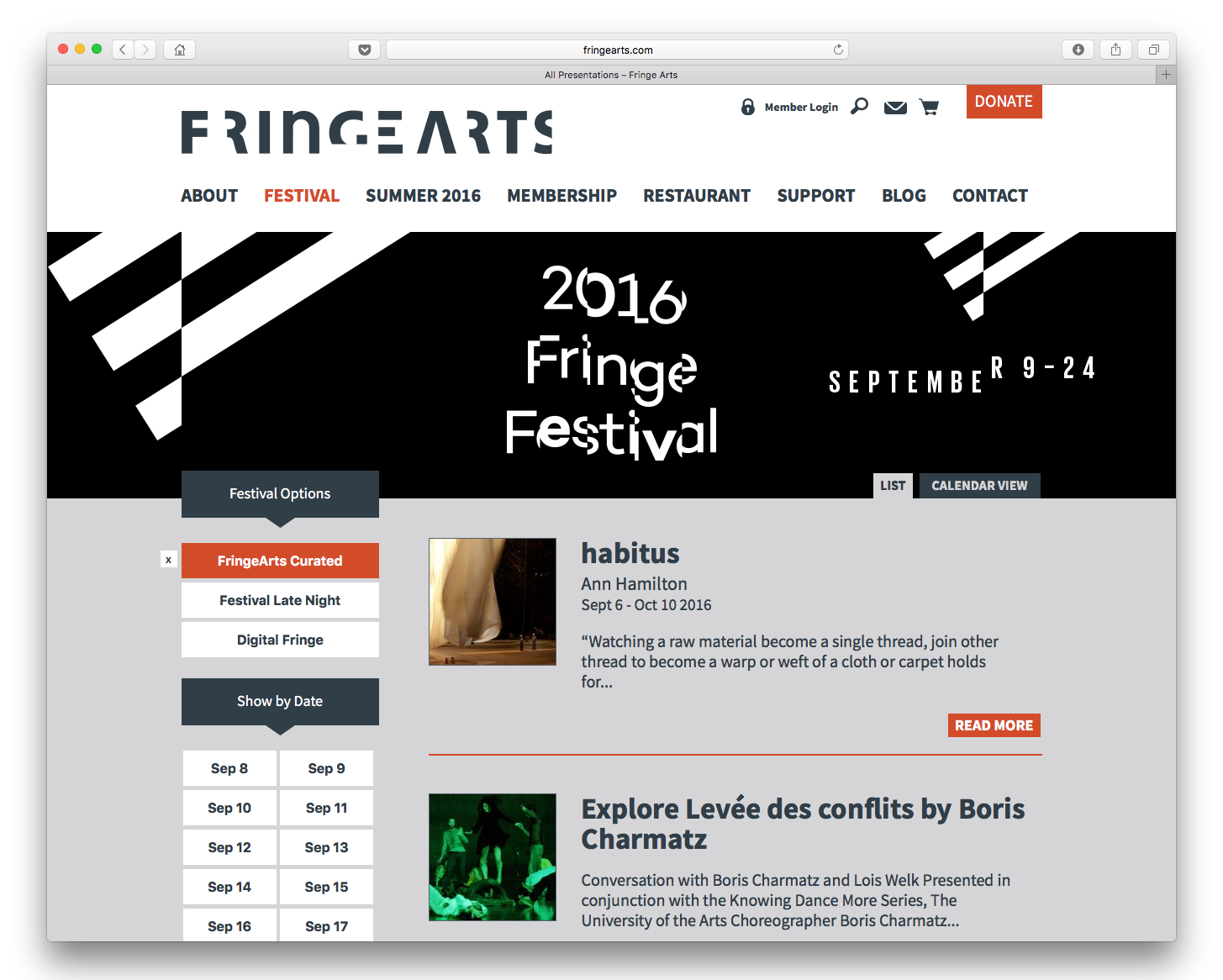 FestivalWebPage